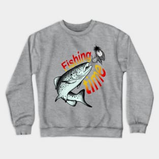 Fishing time Crewneck Sweatshirt